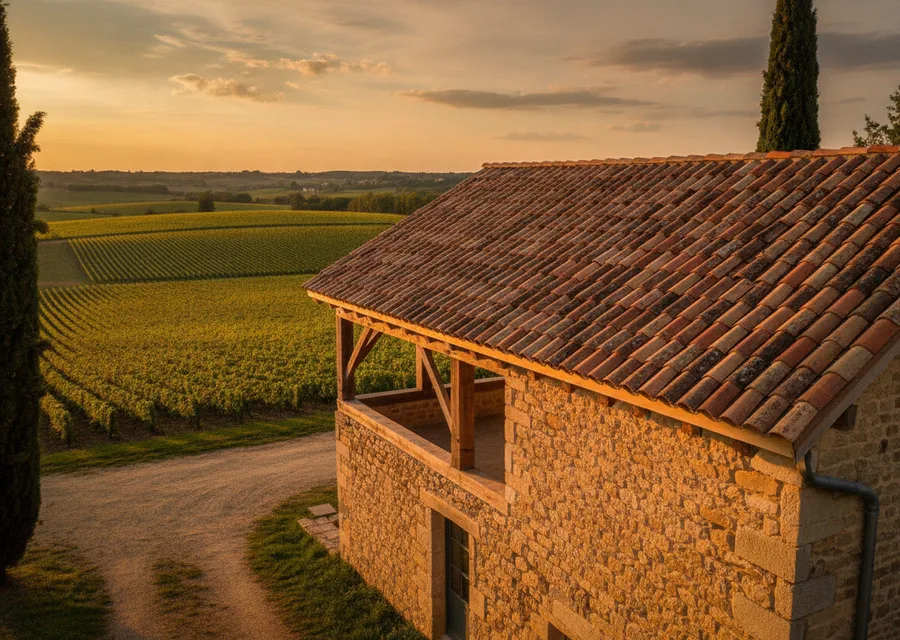 Toiture installée par un couvreur en Gironde